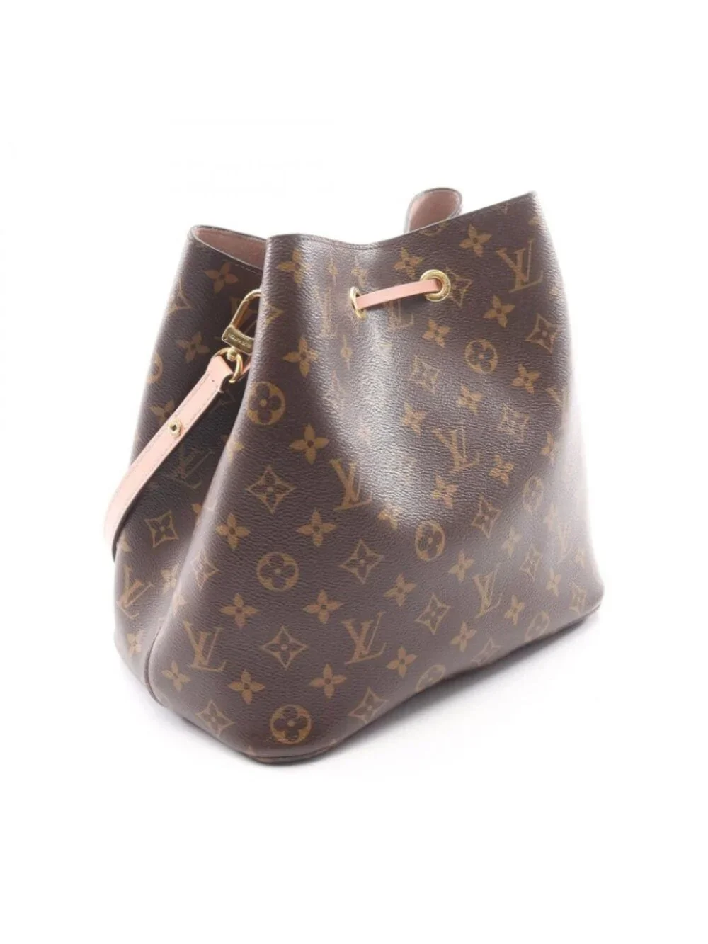 Louis Vuitton Shoulder Bag Neo Noe Rose Poudre Canvas Leather